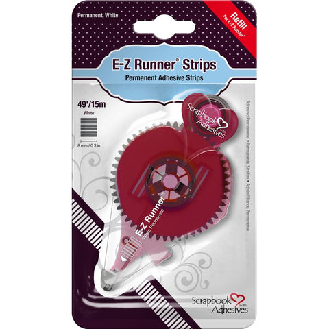 Scrapbook Adhesives E-Z Runner Permanent Strips Refill