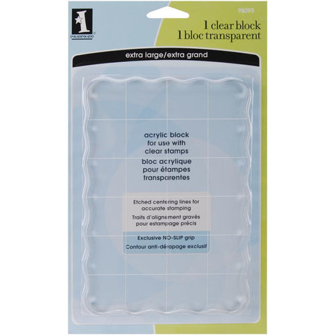 Inkadinkado Large Acrylic Stamping Block
