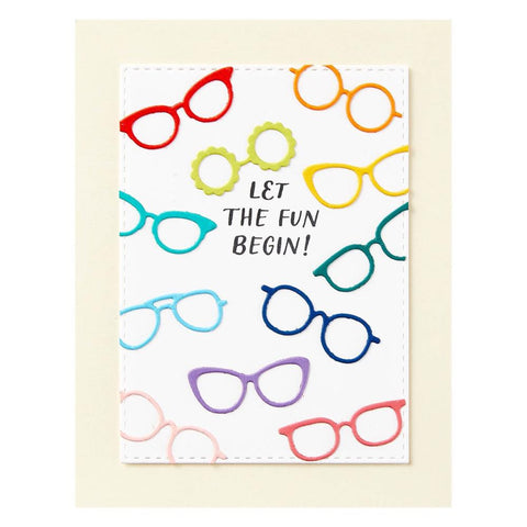 Spellbinders - Monster Birthday Sentiments (Monster Friends Collection) Stamp Set