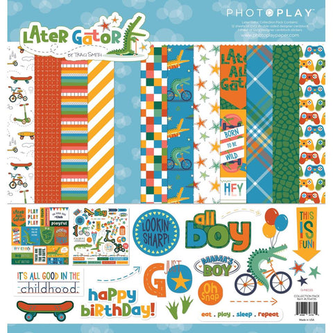PhotoPlay - 12"x 12" Later Gator Collection Paper Pack