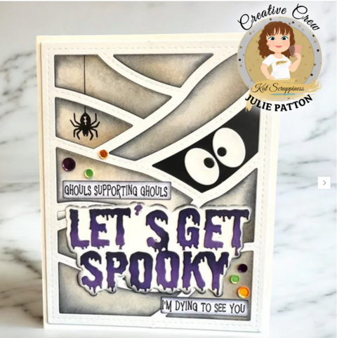 Kat Scrappiness - Mummy Wrappings Background Die