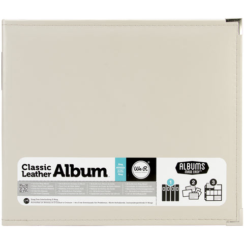 We R Memory Keepers 12"x 12" D-Ring Leather Album (Multiple Colors Available)