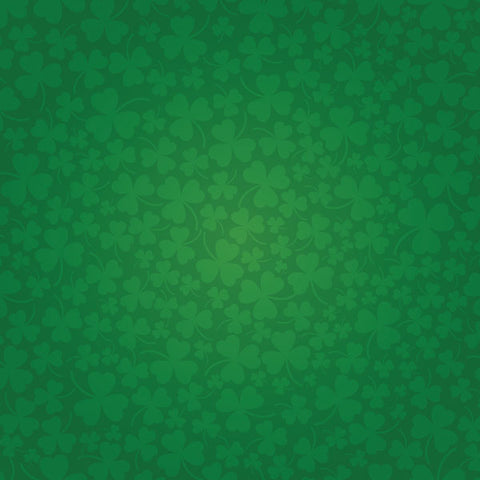 12'x 12" Clovers & Irish Tartan Double-Sided Paper
