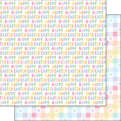 12'x 12" Happy Easter Double-Sided Paper
