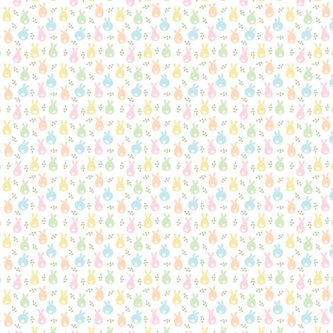 12'x 12" Easter Bunny Outline Double-Sided Paper