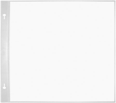 Pioneer 8"x 8" Post Page Protectors - 5/Pkg