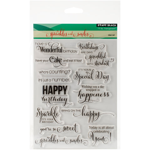 Penny Black - Sprinkles and Smiles Stamp Set