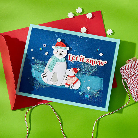 Spellbinders - Polar Bear Pals (North Pole Friends Collection) Dies