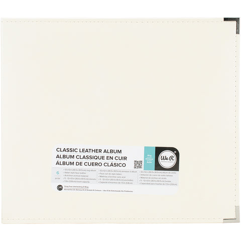 We R Memory Keepers 12"x 12" D-Ring Leather Album (Multiple Colors Available)