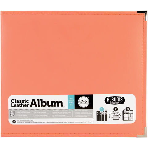We R Memory Keepers 12"x 12" D-Ring Leather Album (Multiple Colors Available)