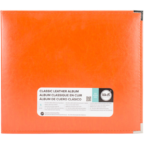We R Memory Keepers 12"x 12" D-Ring Leather Album (Multiple Colors Available)