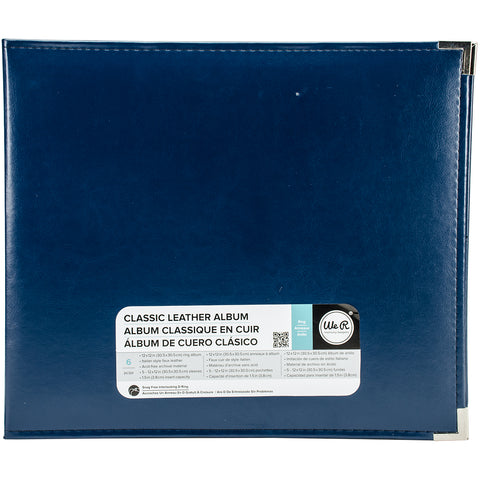 We R Memory Keepers 12"x 12" D-Ring Leather Album (Multiple Colors Available)