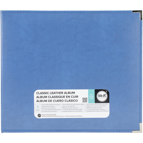 We R Memory Keepers 12"x 12" D-Ring Leather Album (Multiple Colors Available)