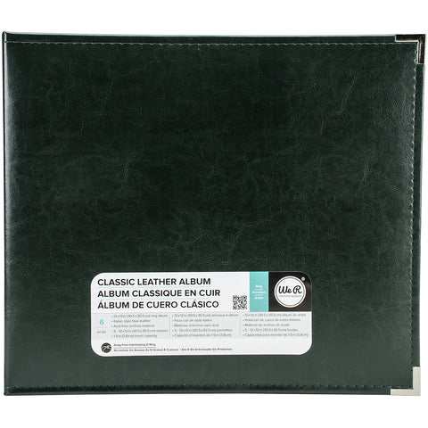 We R Memory Keepers 12"x 12" D-Ring Leather Album (Multiple Colors Available)