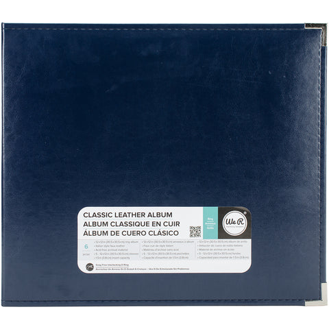 We R Memory Keepers 12"x 12" D-Ring Leather Album (Multiple Colors Available)