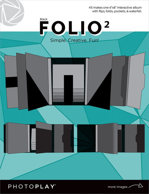 PhotoPlay Folio 2 Kit (6"x 8") - Black