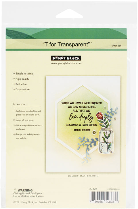 Penny Black - Condolences Stamp Set