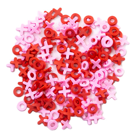 Buttons Galore Sprinkletz - Hugs & Kisses Embellishments