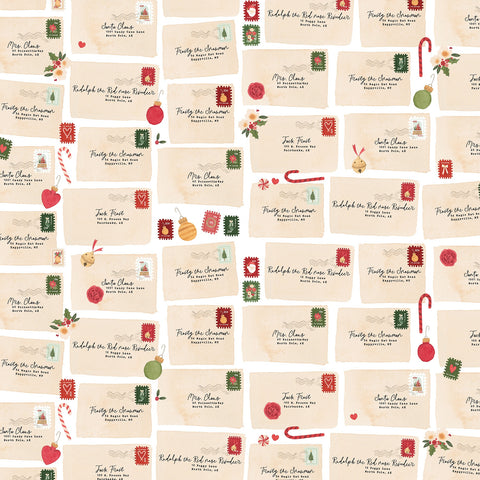 Carta Bella 12"x 12" Letters to Santa (Santa's Mailroom) Double-Sided Cardstock