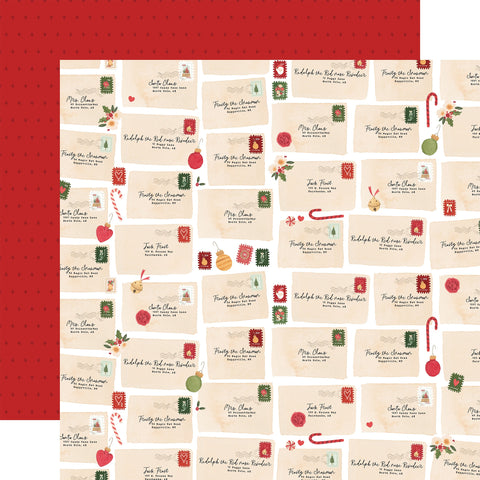 Carta Bella 12"x 12" Letters to Santa (Santa's Mailroom) Double-Sided Cardstock
