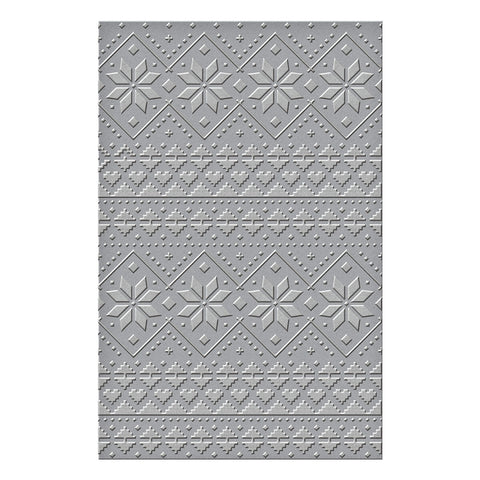 Spellbinders - Ski Lodge Embossing Folder