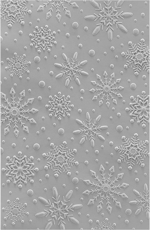Spellbinders - Flurry of Snowflakes 3D Embossing Folder