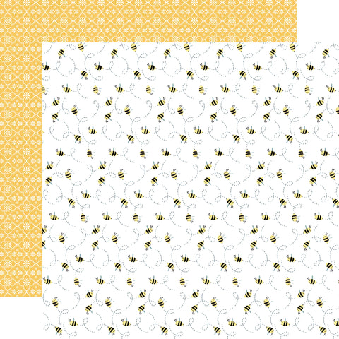 Echo Park 12"x 12" Life is Beautiful (Busy as a Bee) Double-Sided Paper