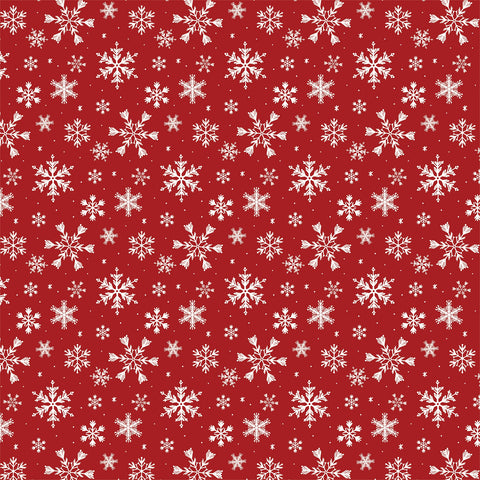 Carta Bella - A Wonderful Christmas (Holiday Cheer Snow) Double-Sided Paper
