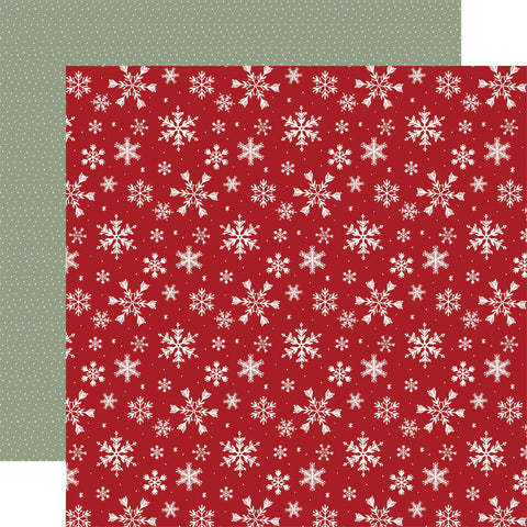 Carta Bella - A Wonderful Christmas (Holiday Cheer Snow) Double-Sided Paper