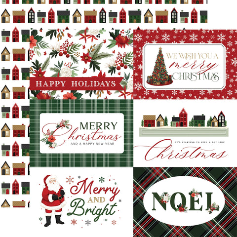 Carta Bella - A Wonderful Christmas (4"x 6" Journaling Cards) Double-Sided Paper