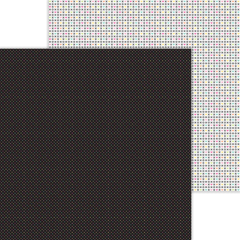 12"x 12" Doodlebug Hello Again (Dainty Dots) Double-Sided Paper