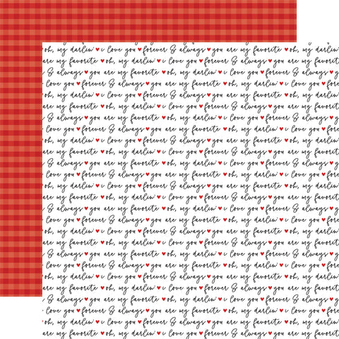 Echo Park 12"x 12" Love Notes (Oh My Darlin') Double-sided Paper