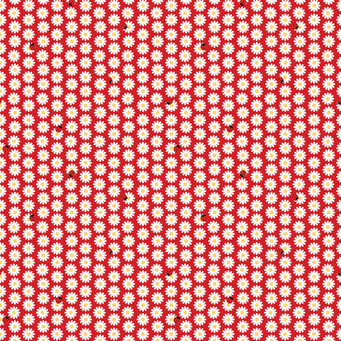 Echo Park 12"x 12" Delightful Daisies (Little Ladybug Collection) Double-Sided Cardstock