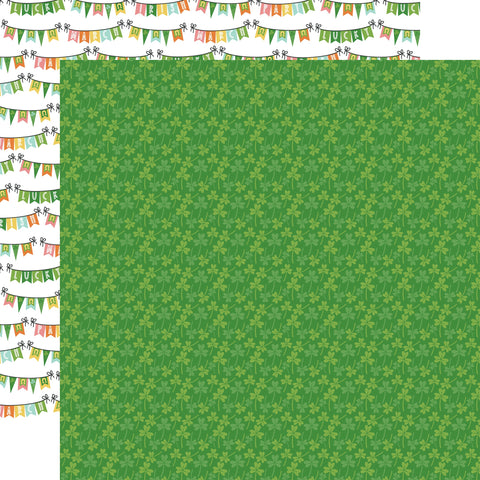 Echo Park 12"x 12" Happy St. Patrick's Day (Luck O' the Irish) Double-Sided Paper