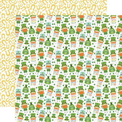 Echo Park 12"x 12" Happy St. Patrick's Day (You're My Lucky Charm) Double-Sided Paper