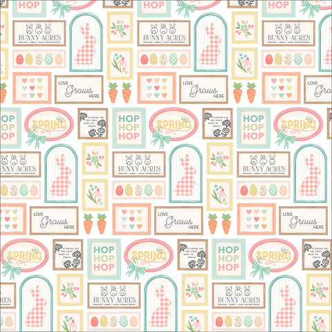 Carta Bella - 12'x 12" Love Grows Here (Here Comes Easter) Double-Sided Cardstock