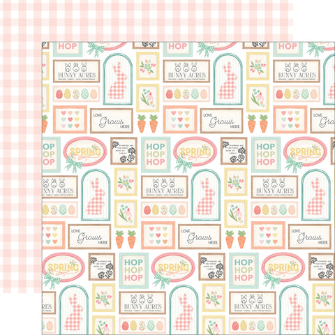 Carta Bella - 12'x 12" Love Grows Here (Here Comes Easter) Double-Sided Cardstock