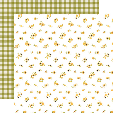 Carta Bella - 12'x 12" Sunflower Clusters (Sunflower Summer) Double-Sided Paper