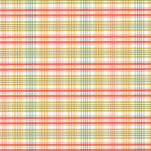 Carta Bella - 12'x 12" Sunny Plaid (Sunflower Summer) Double-Sided Paper