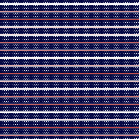 Echo Park 12"x 12" Spirited Stars (Stars and Stripes Forever) Double-Sided Paper
