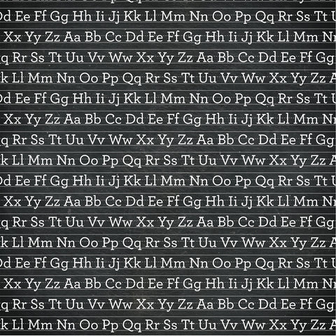 Echo Park 12"x 12" Academic Alphabet (Off to School) Double-Sided Paper