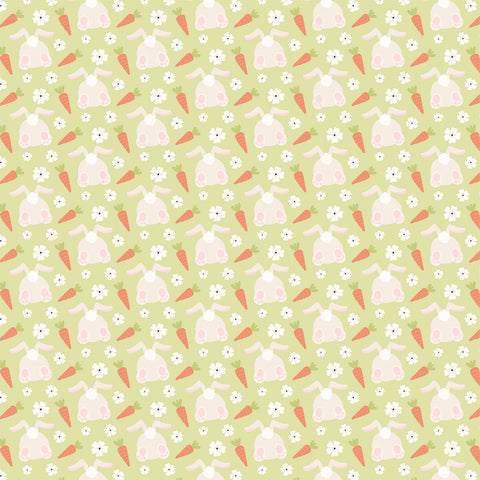 Echo Park - 12'x 12" Cute Cottontails (Bunnies & Baskets) Double-Sided Paper