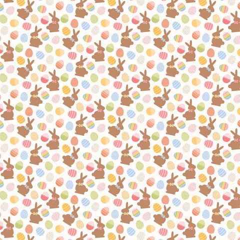 Echo Park - 12'x 12" Easter Basket Finds (Bunnies & Baskets) Double-Sided Paper