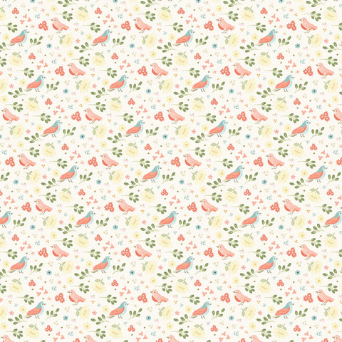 Carta Bella - 12'x 12" Sweet Birds (Secret Garden) Double-Sided Paper