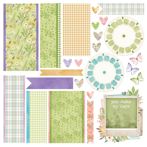 Simple Stories - 12x12 Simple Vintage Flower Shoppe Collection Kit (95 Pieces)