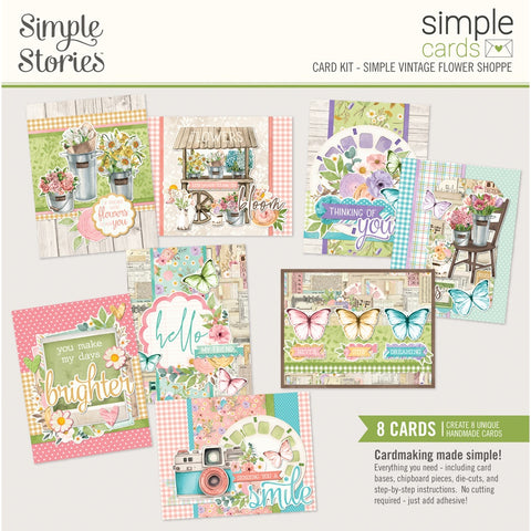Simple Stories - Simple Vintage Flower Shoppe Card Kit