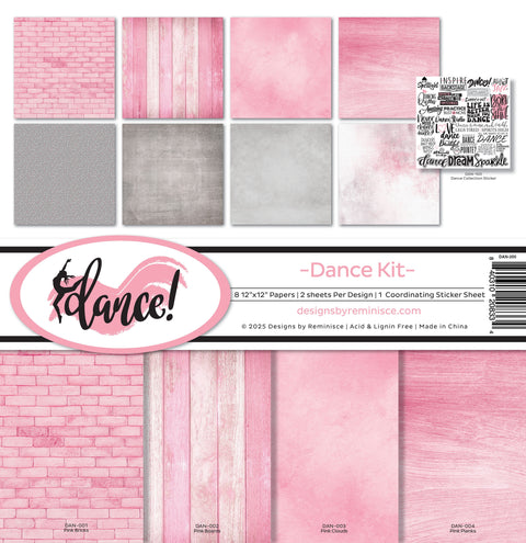 Reminisce - 12"x 12" Dance Paper Pack