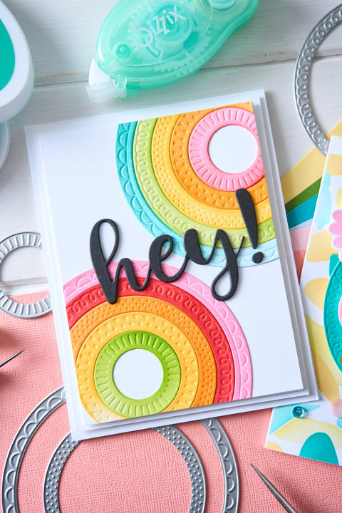 Sizzix/Catherine Pooler - Border Party Circle Framelit Dies (6pk)