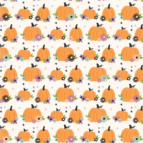 Simple Stories - 12"x 12" Hello Pumpkin (Spooky Things) Double-Sided Paper