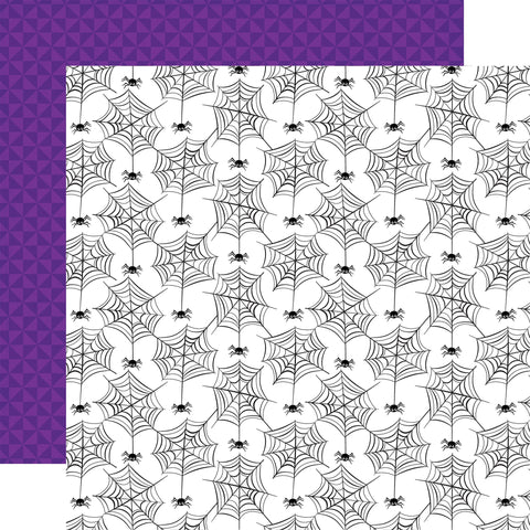 Echo Park - 12"x 12" Haunting Webs (Ghosts & Goblins) Double-Sided Paper